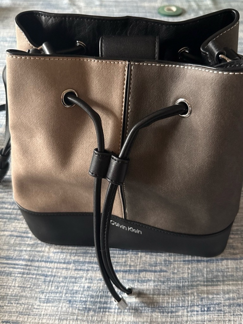 Calvin Klein Gabrianna Novelty Bucket Shoulder Bag